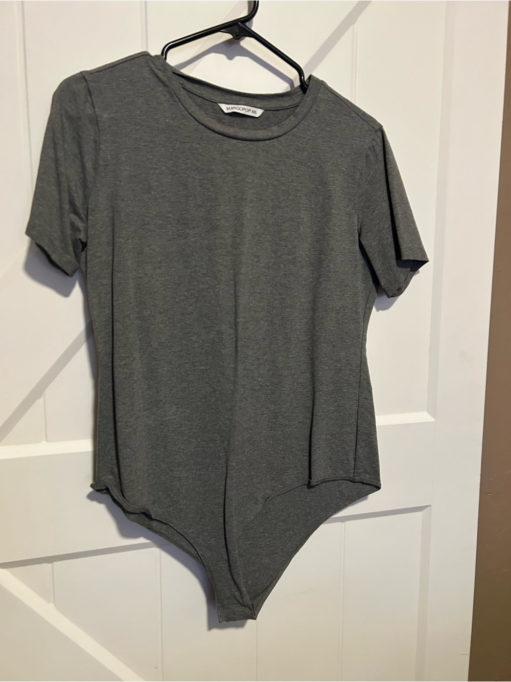 Madewell Short Sleeve Gray Bodysuit